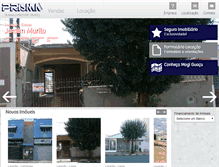 Tablet Screenshot of imobiliariaprisma.com